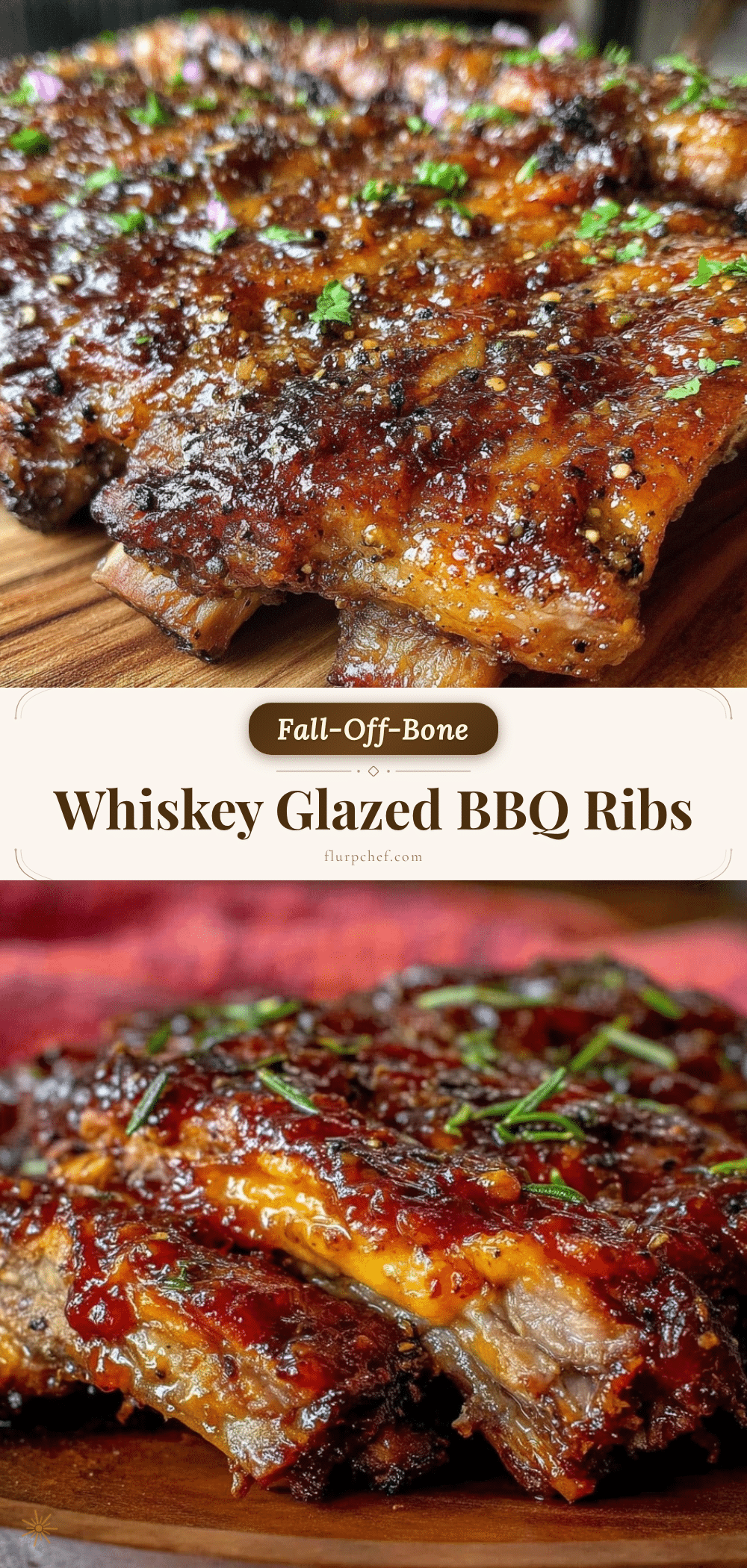 whiskey glazed BBQ ribs recipe