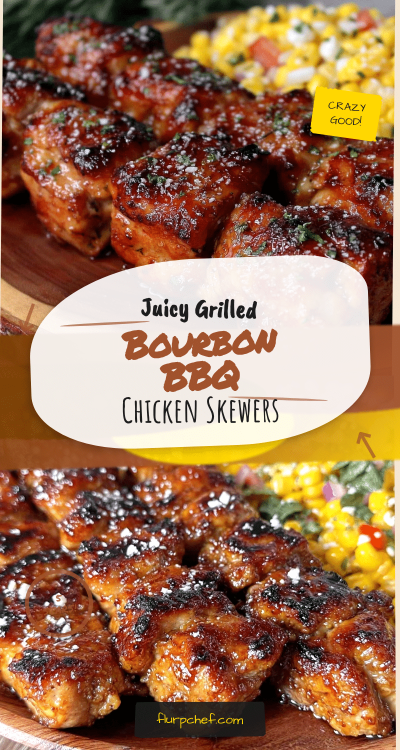 bourbon bbq chicken skewers recipe