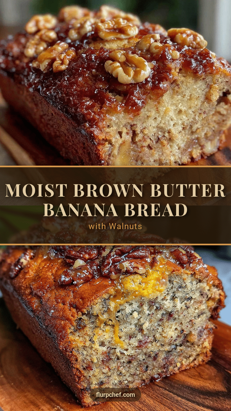 brown butter banana bread recipe