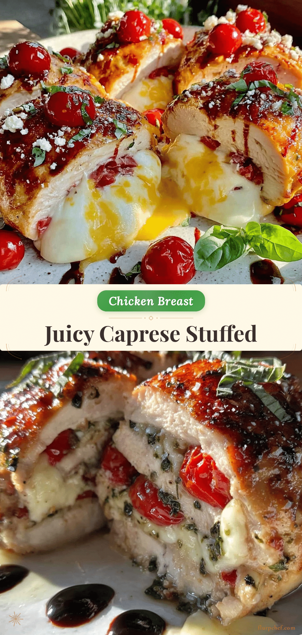 caprese stuffed chicken breast recipe