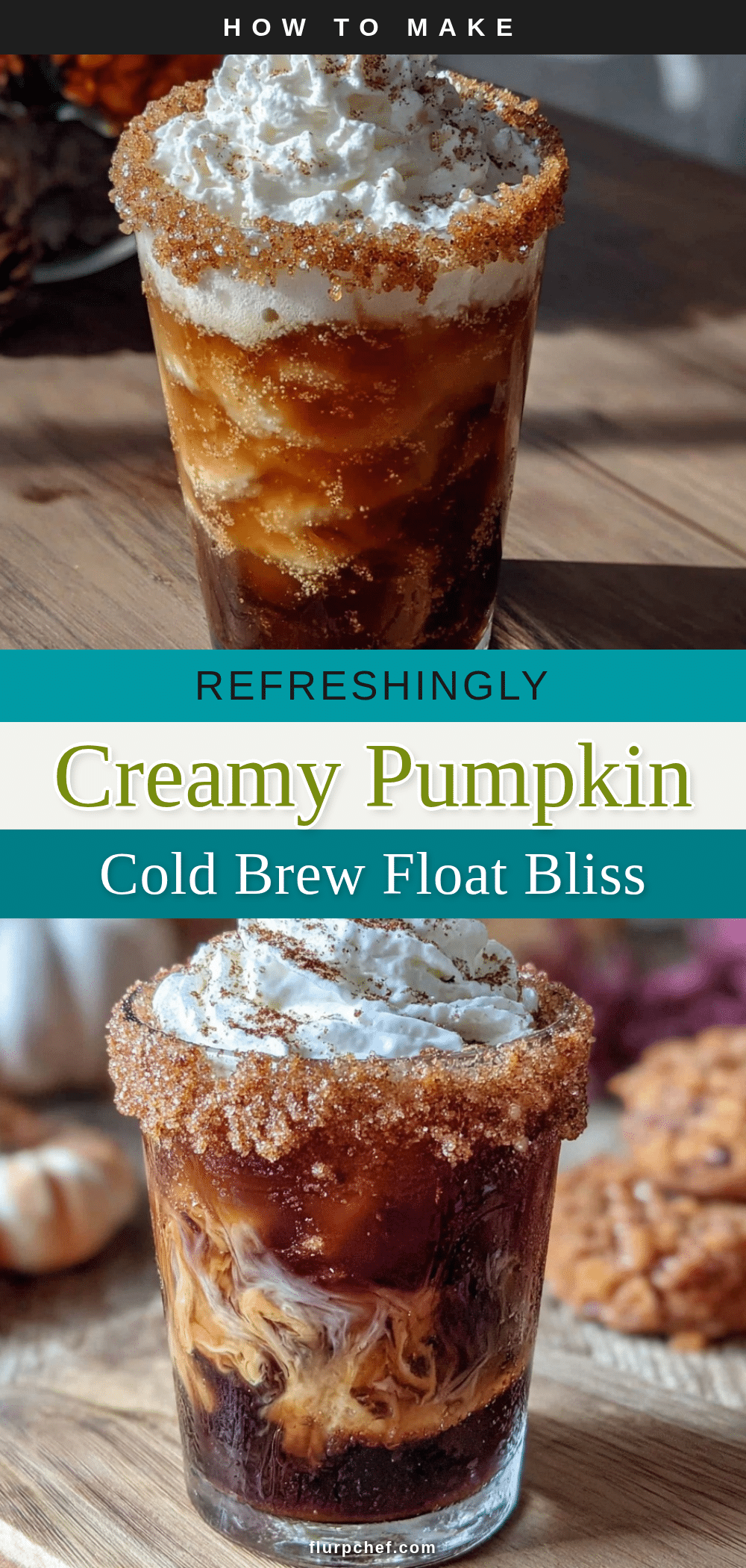 creamy pumpkin cold brew float recipe