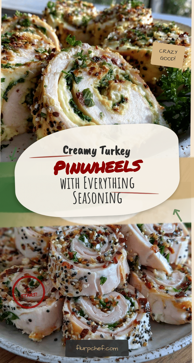 creamy turkey pinwheel roll-ups recipe