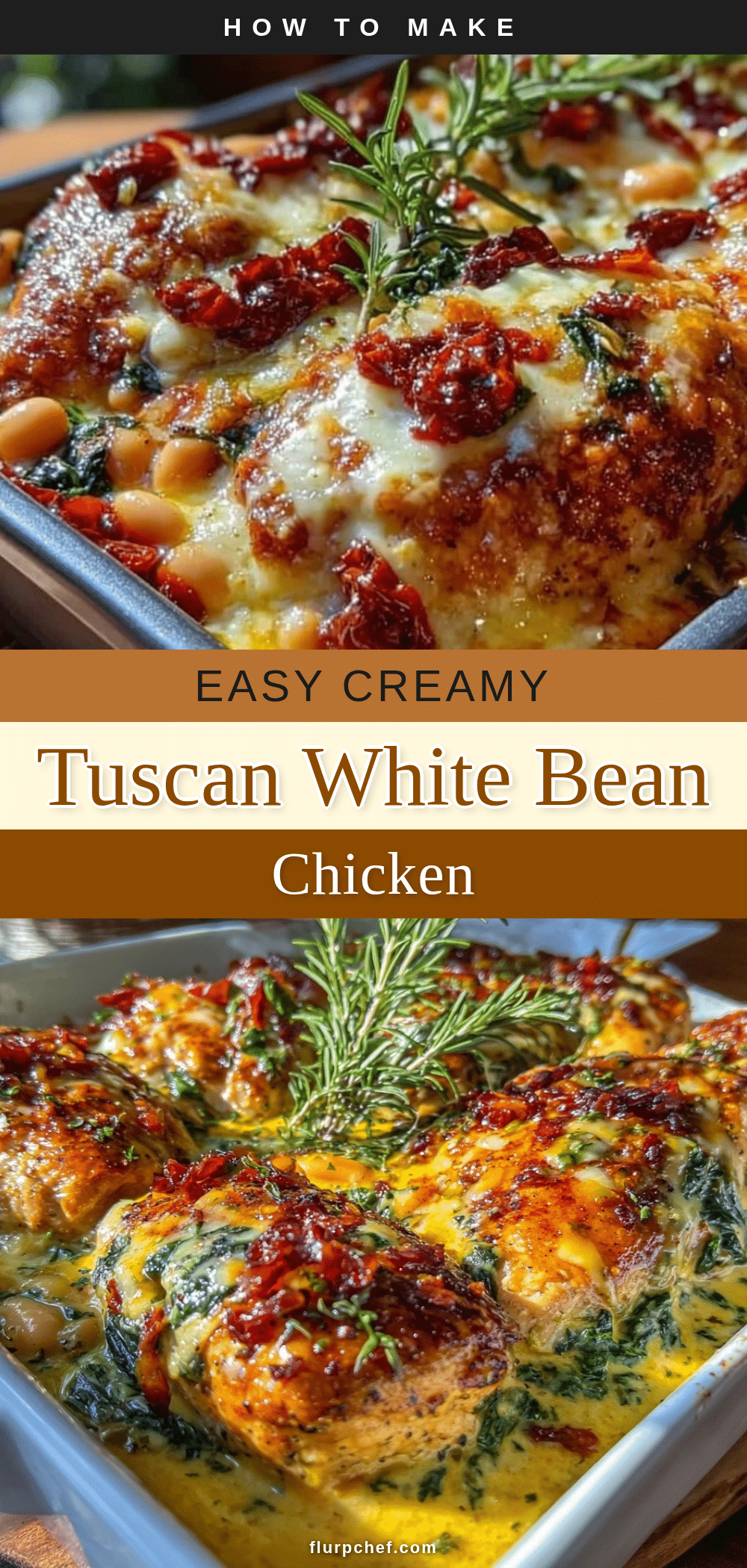 creamy tuscan white bean chicken casserole recipe