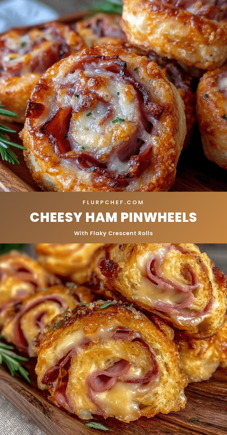 crispy ham and cheese pinwheels recipe