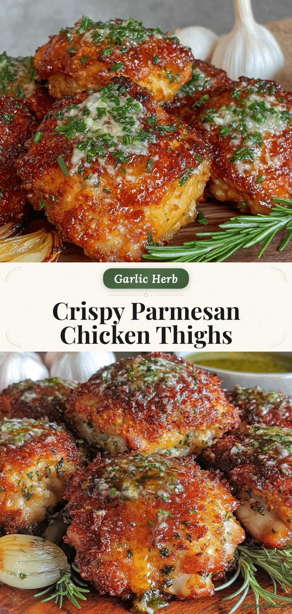 crispy parmesan crusted chicken thighs recipe