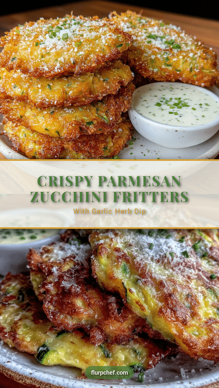 crispy parmesan zucchini fritters recipe