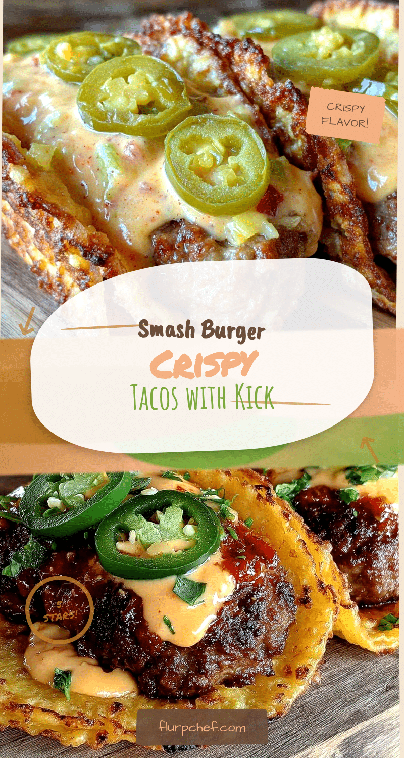 crispy smash burger tacos recipe