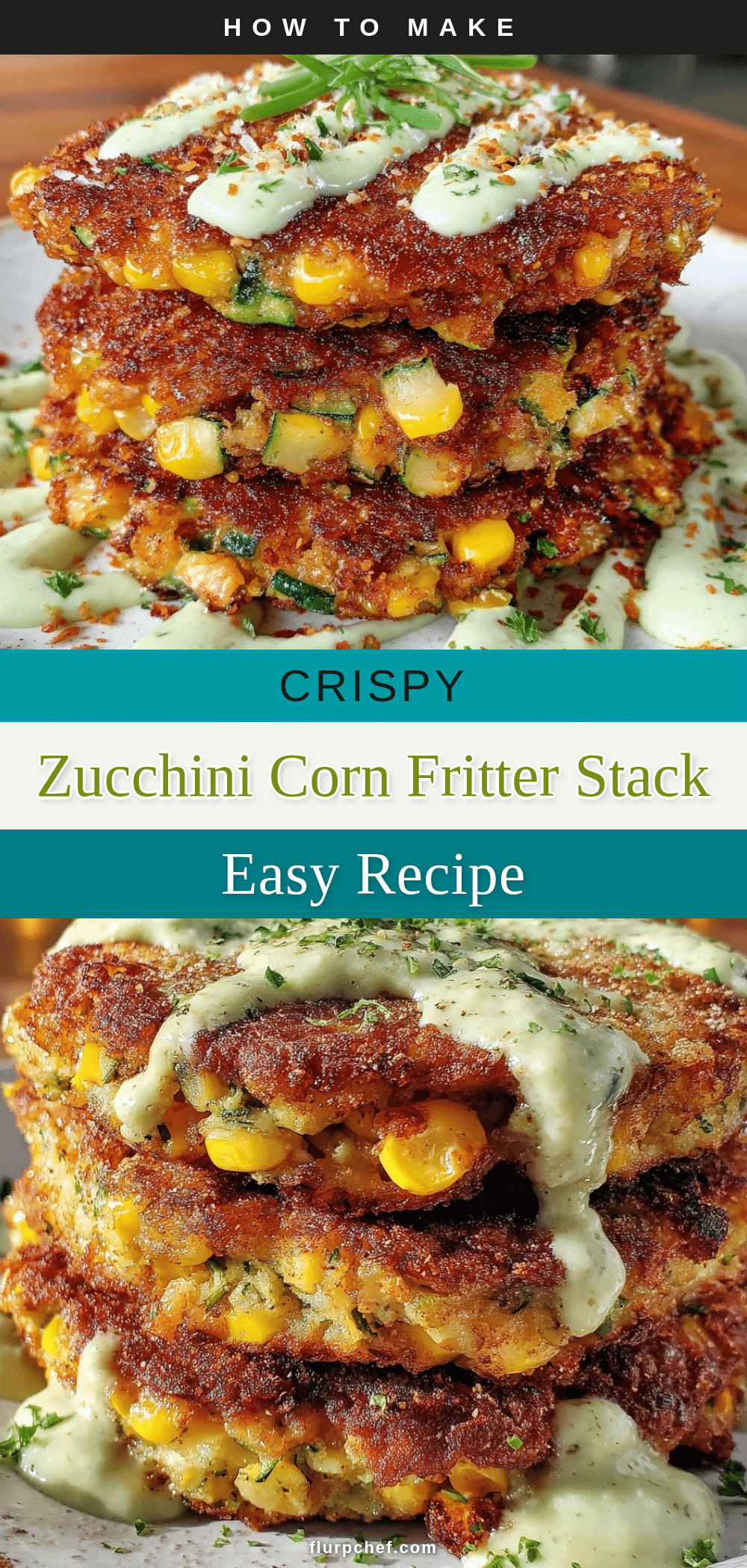 crispy zucchini and corn fritters recipe