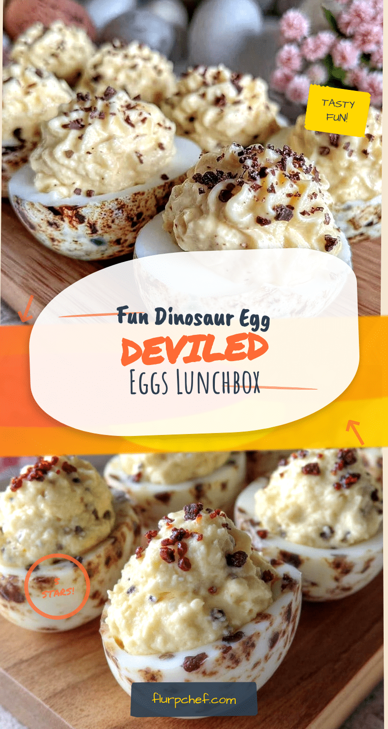 dinosaur egg deviled eggs recipe