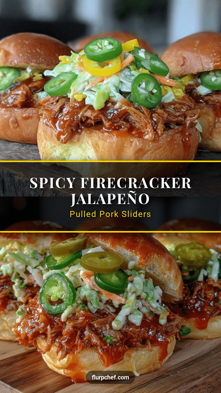 firecracker jalapeño pulled pork sliders recipe