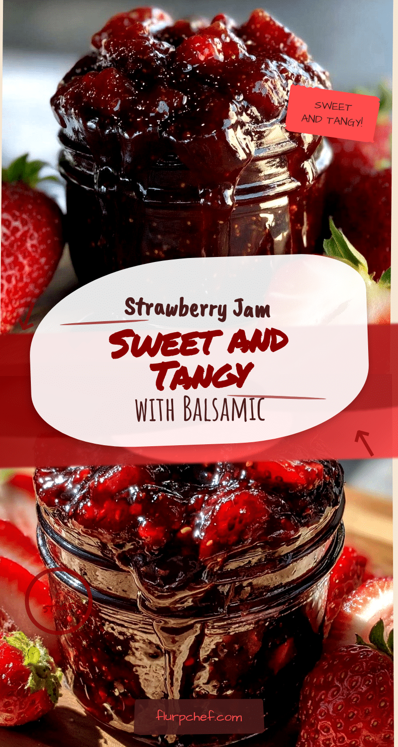 flavorful strawberry jam with balsamic reduction recipe