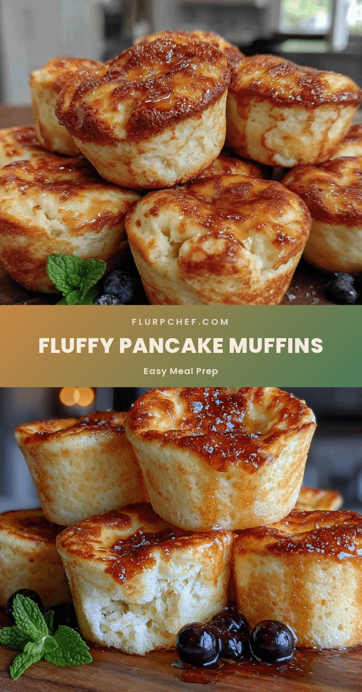 fluffy pancake muffins recipe