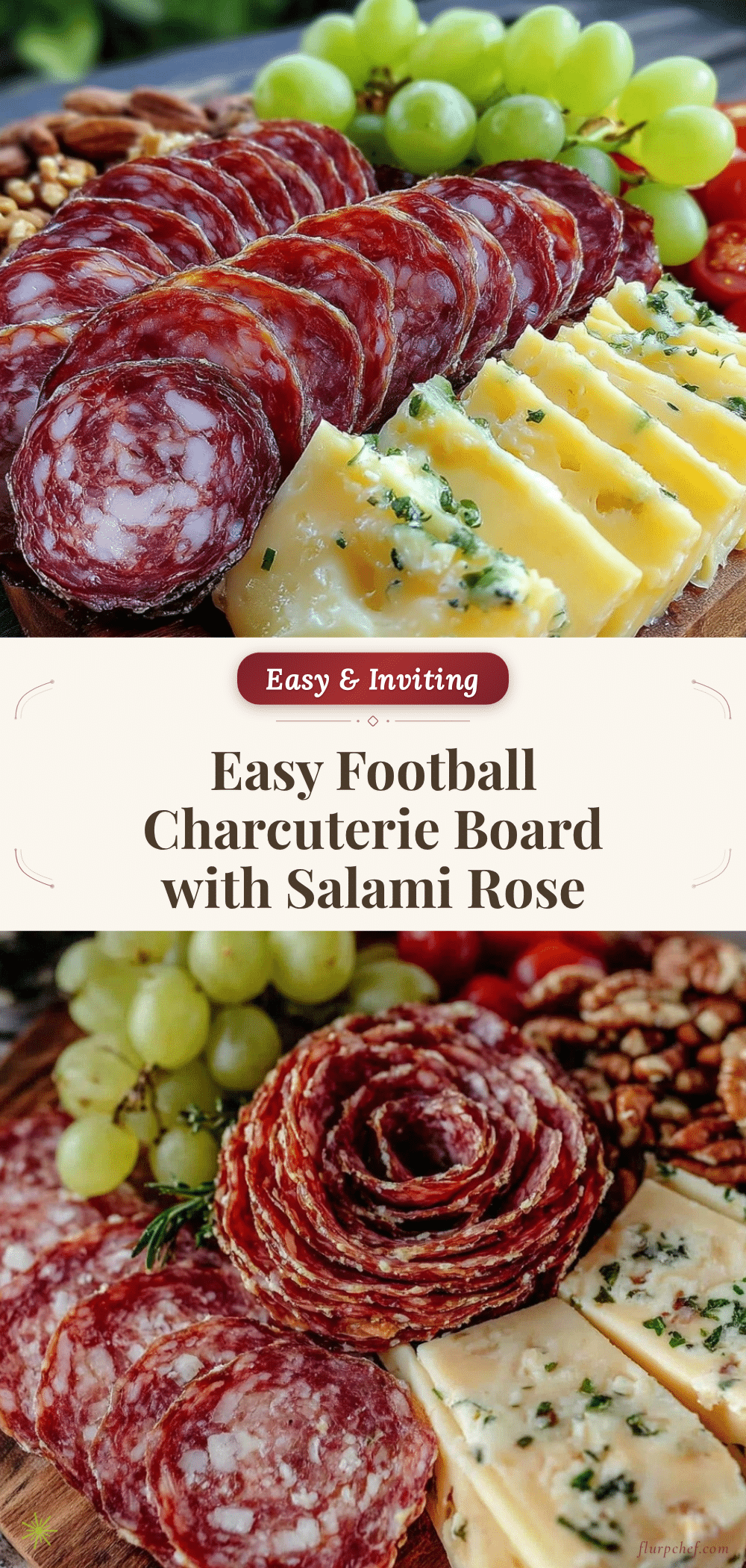 football charcuterie board recipe