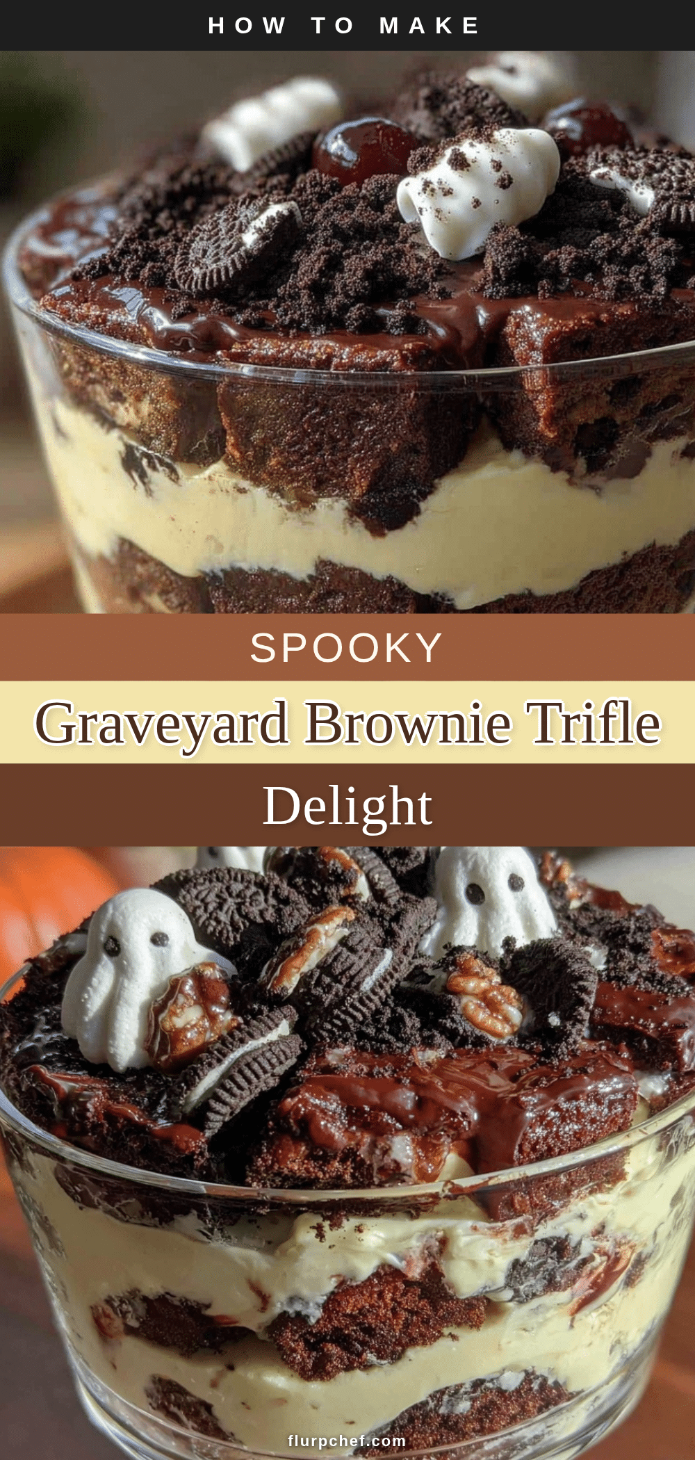 graveyard brownie trifle recipe