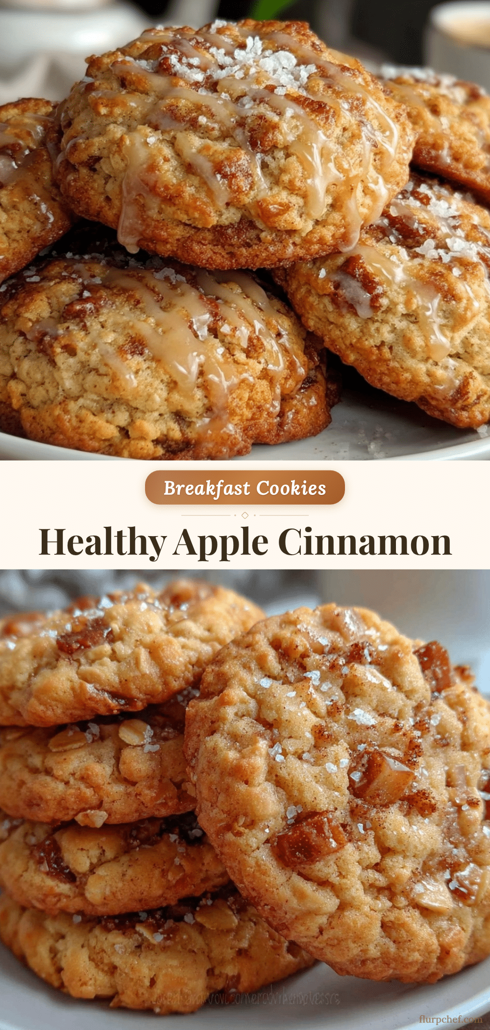 Healthy Apple Cinnamon Breakfast Cookies recipe