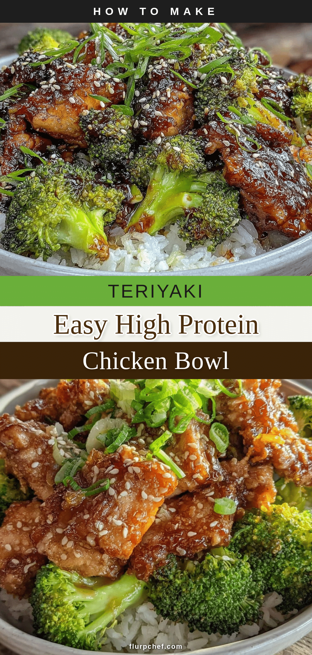 high protein chicken and broccoli rice bowl recipe