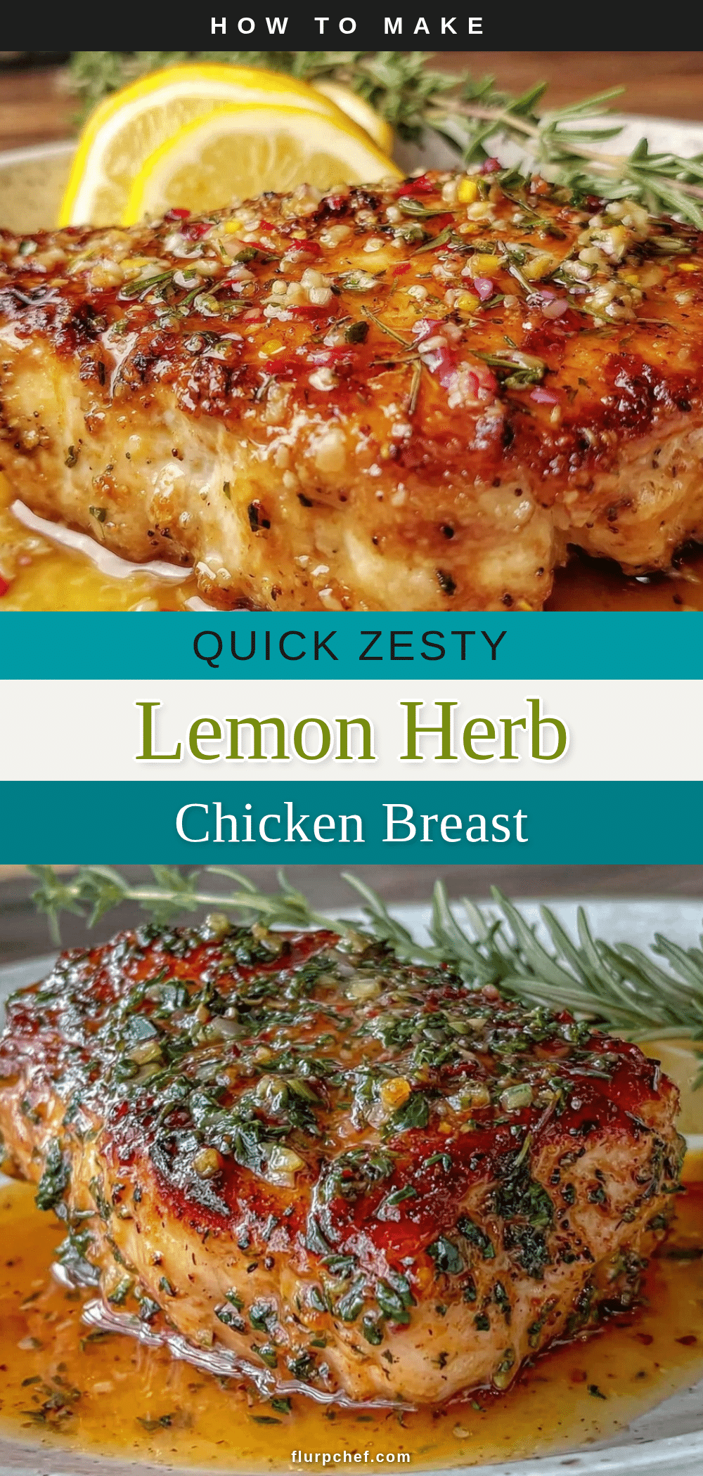 lemon herb pan-seared chicken breast recipe