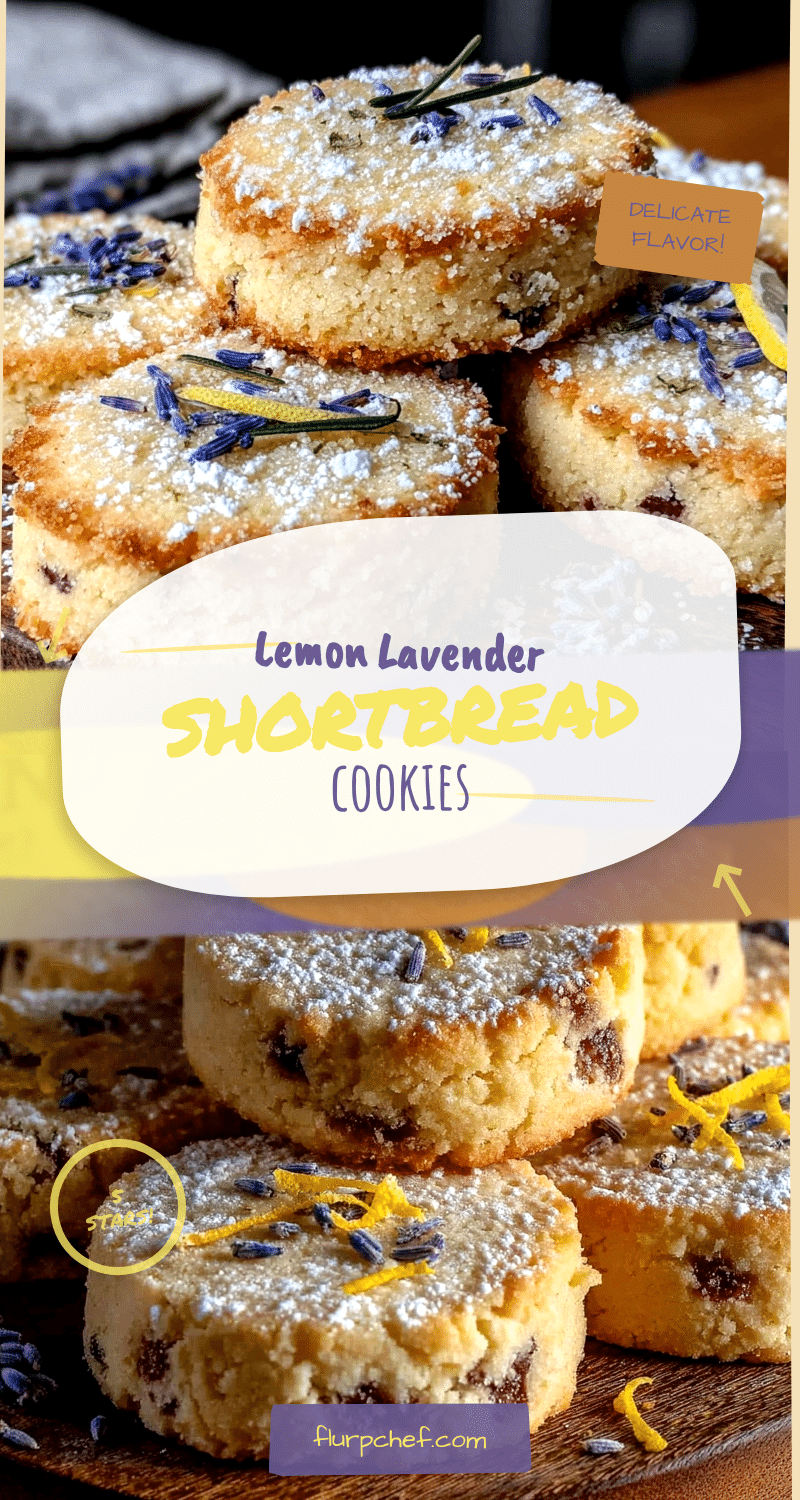 lemon lavender shortbread cookies recipe
