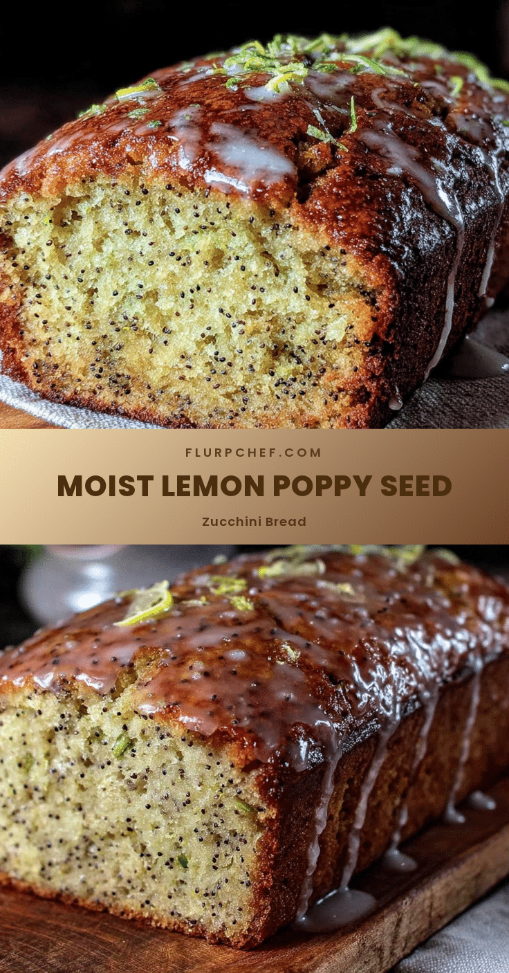 lemon poppy seed zucchini bread recipe