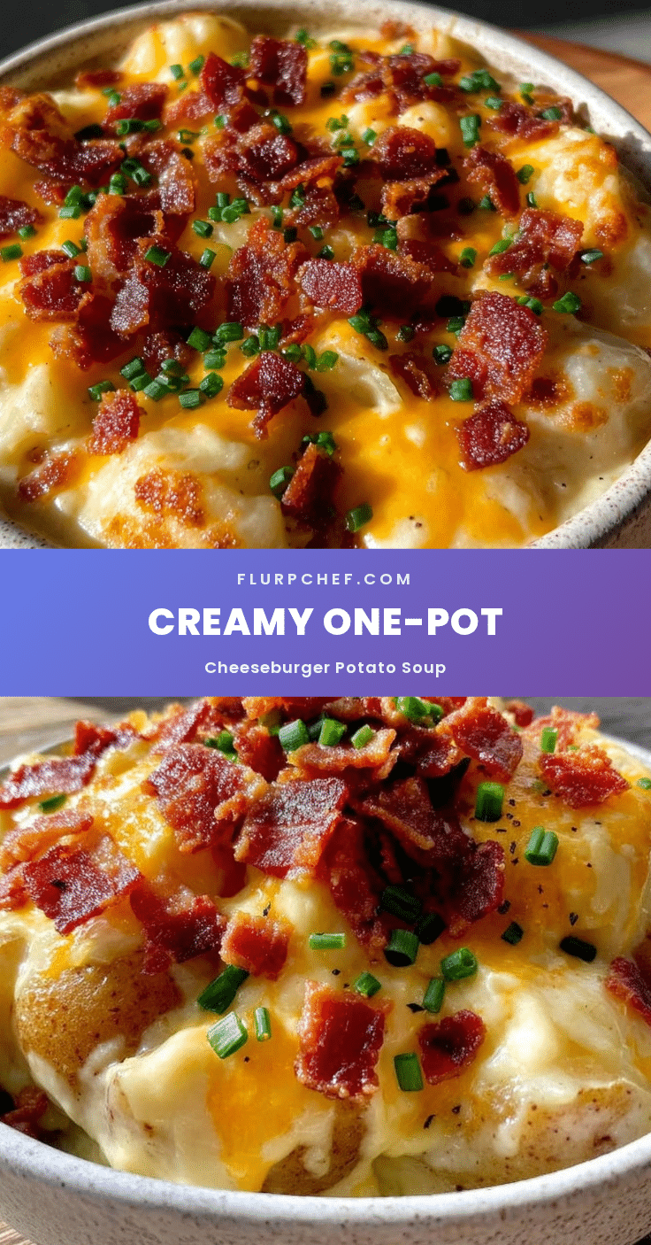 one-pot cheeseburger potato soup recipe