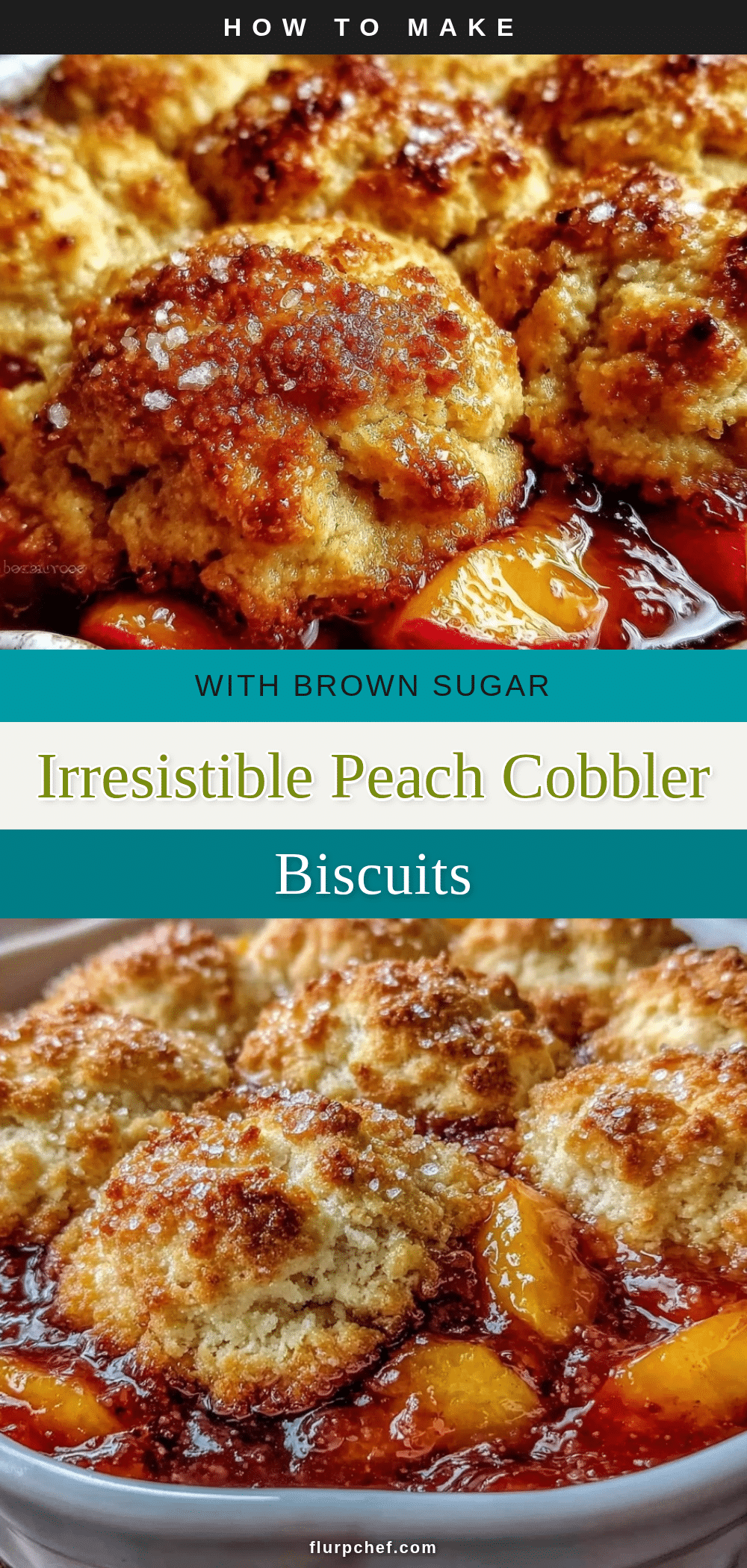 peach cobbler with brown sugar biscuit topping recipe
