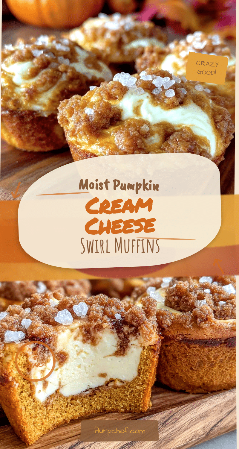 pumpkin cream cheese swirl muffins recipe