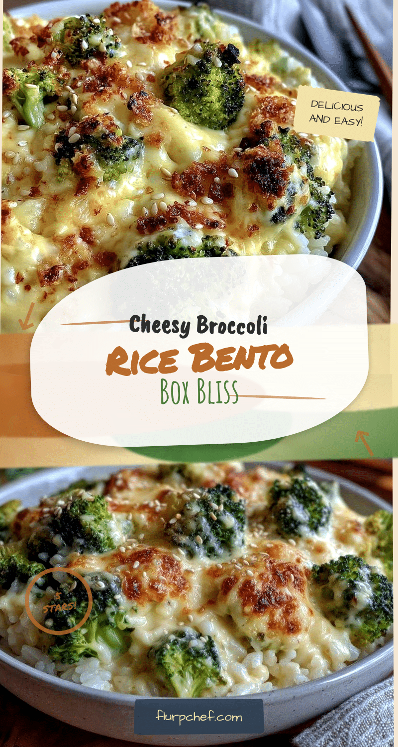 quick cheesy broccoli and rice bento box recipe