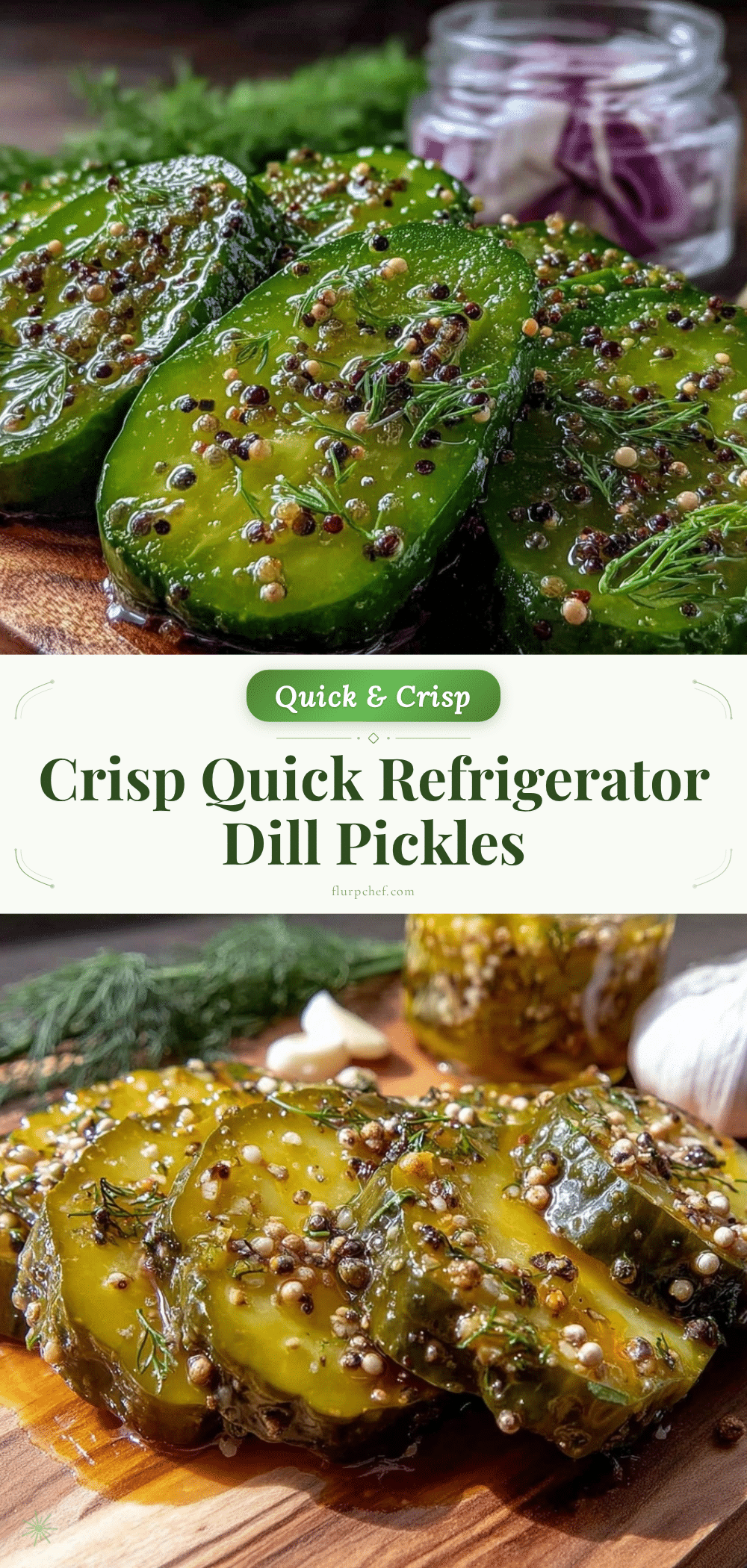 quick crisp refrigerator dill pickles recipe