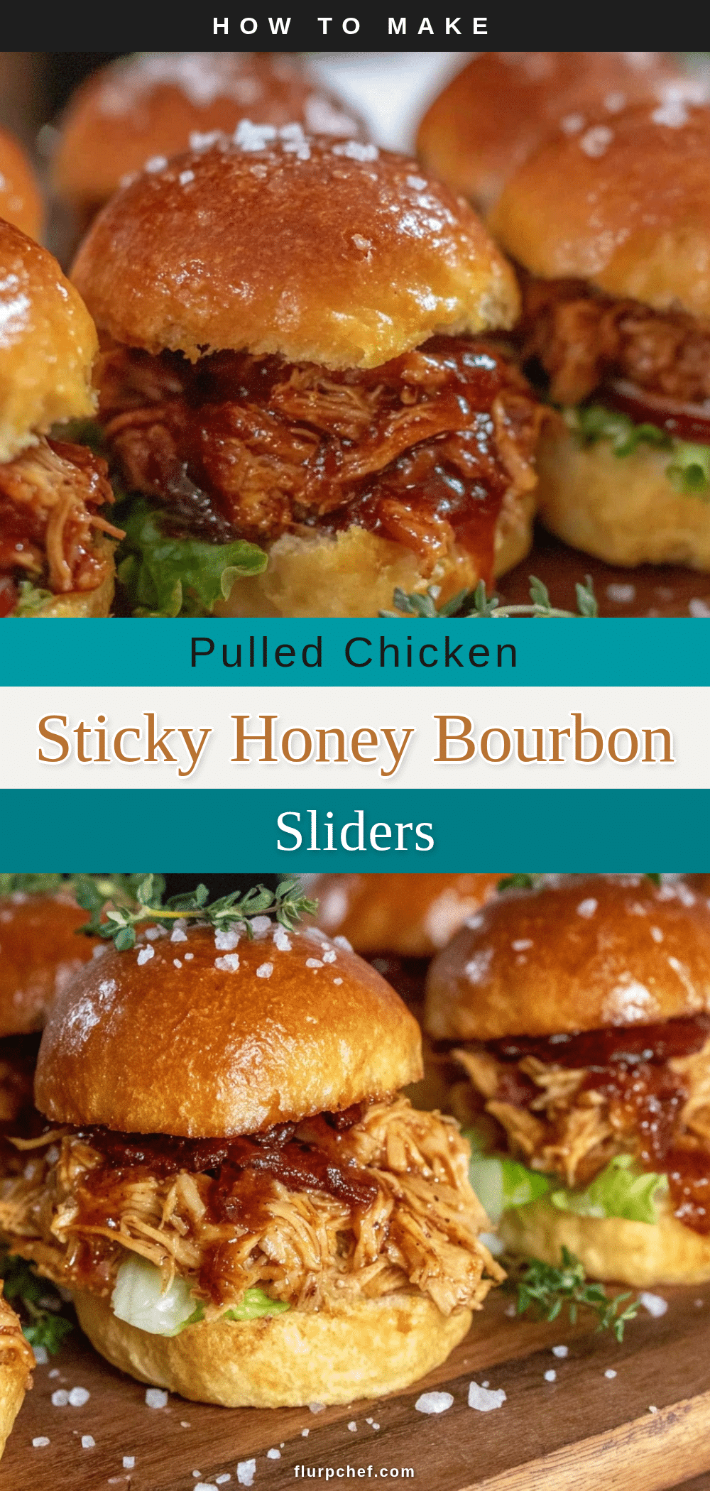 slow cooker honey bourbon pulled chicken sliders recipe