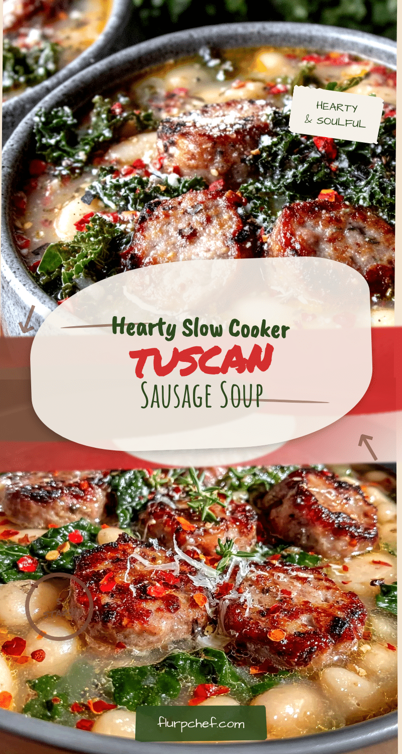 slow cooker tuscan white bean and sausage soup recipe