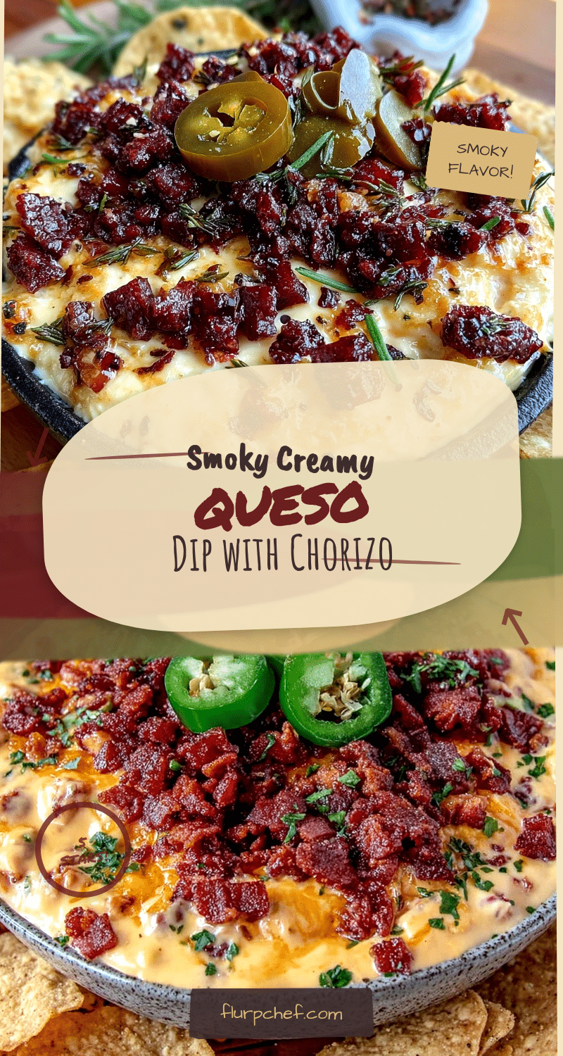 smoked queso dip with chorizo recipe