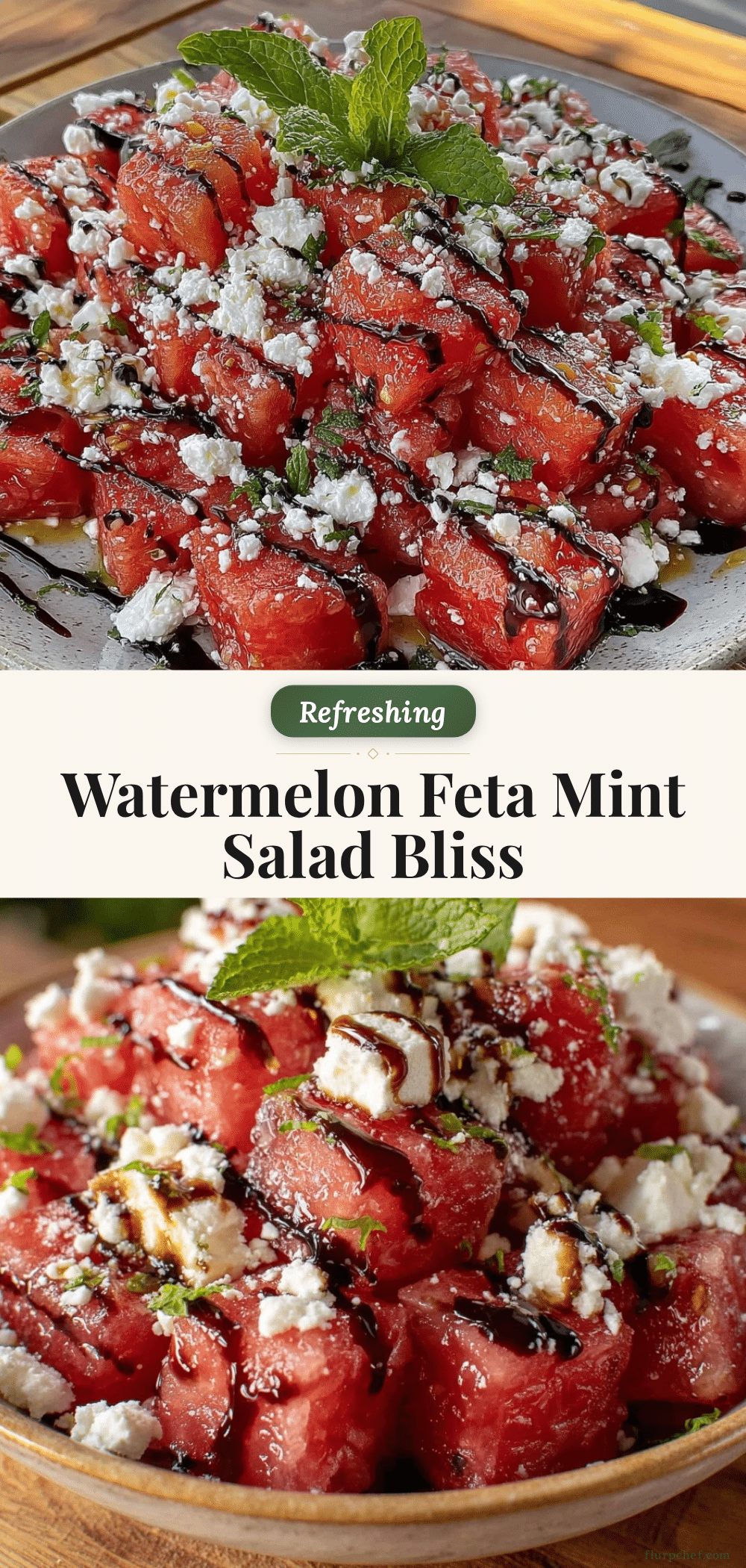 watermelon feta mint salad recipe