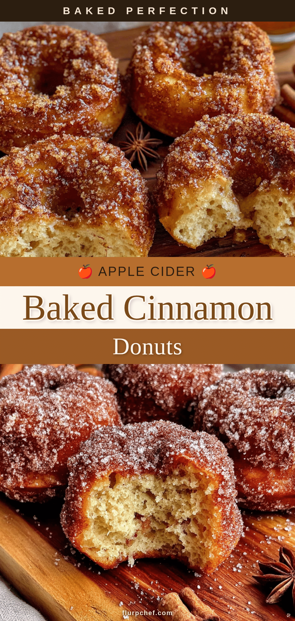 baked cinnamon apple cider donuts recipe