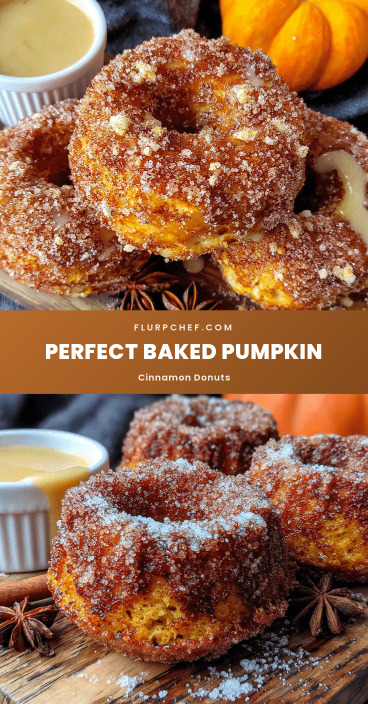 baked pumpkin donuts with cinnamon sugar recipe
