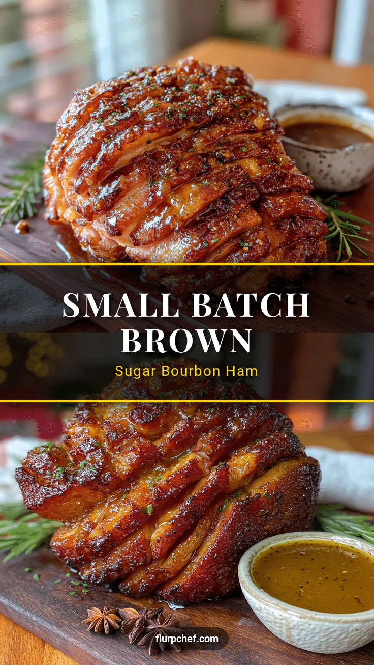 brown sugar bourbon glazed ham recipe