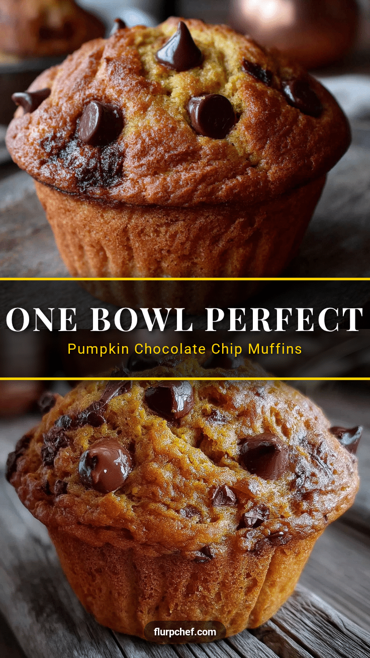 chocolate chip pumpkin muffins recipe