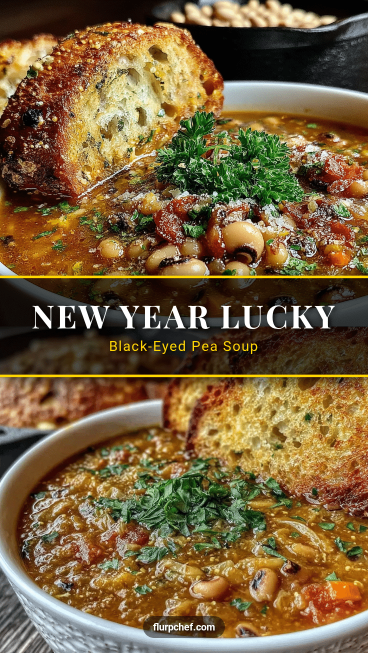 classic black-eyed pea soup for new years luck recipe