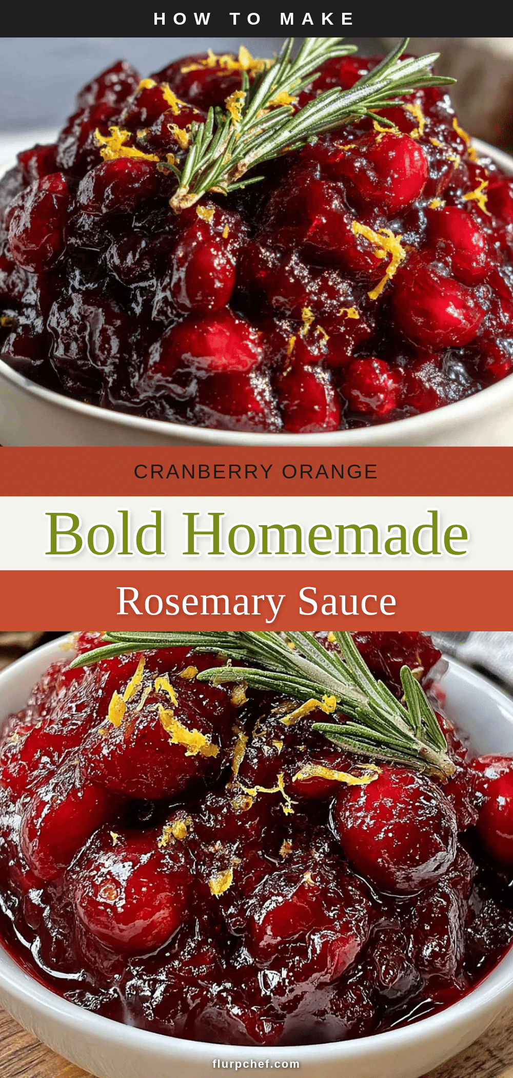 cranberry orange sauce with fresh rosemary recipe