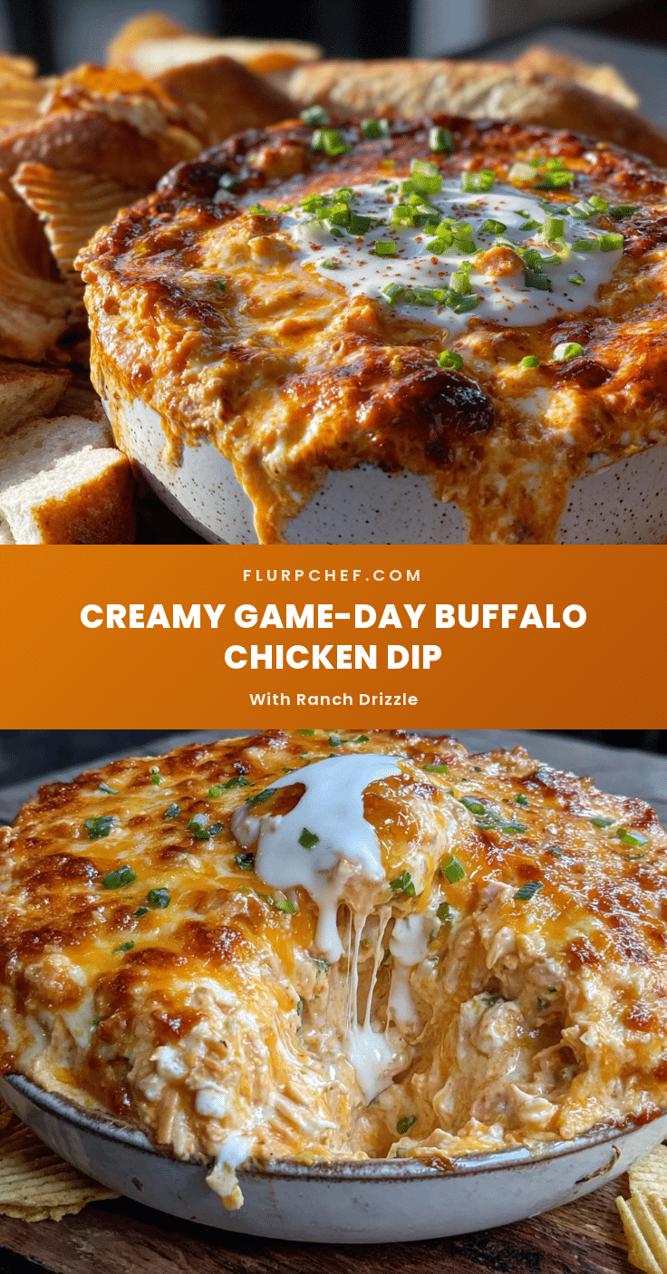 creamy buffalo chicken dip recipe