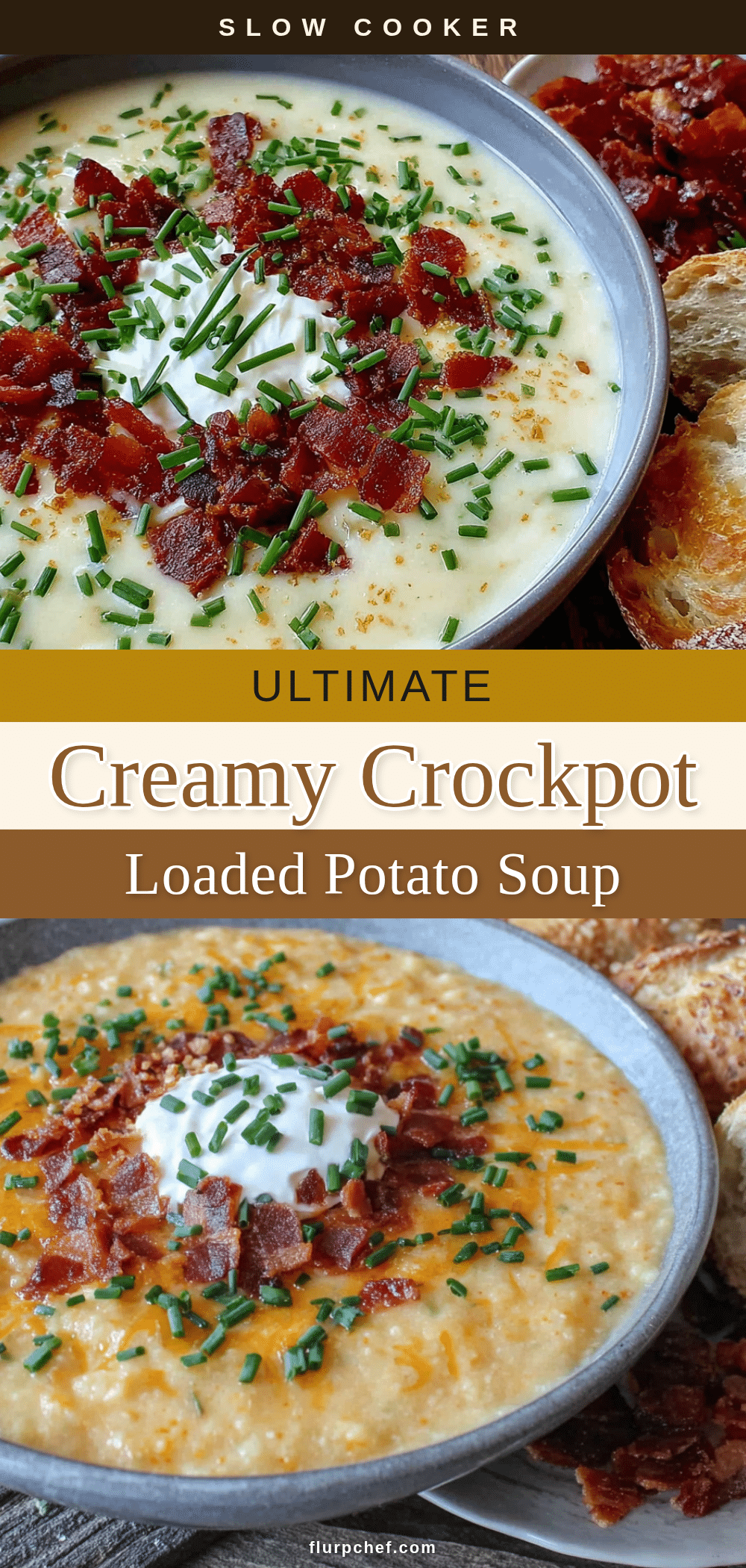 creamy crockpot loaded baked potato soup recipe