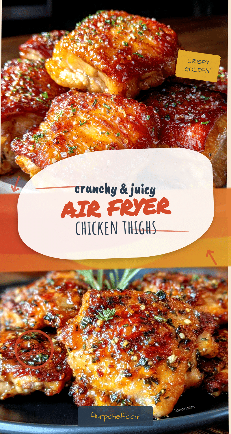 crispy air fryer chicken thighs recipe