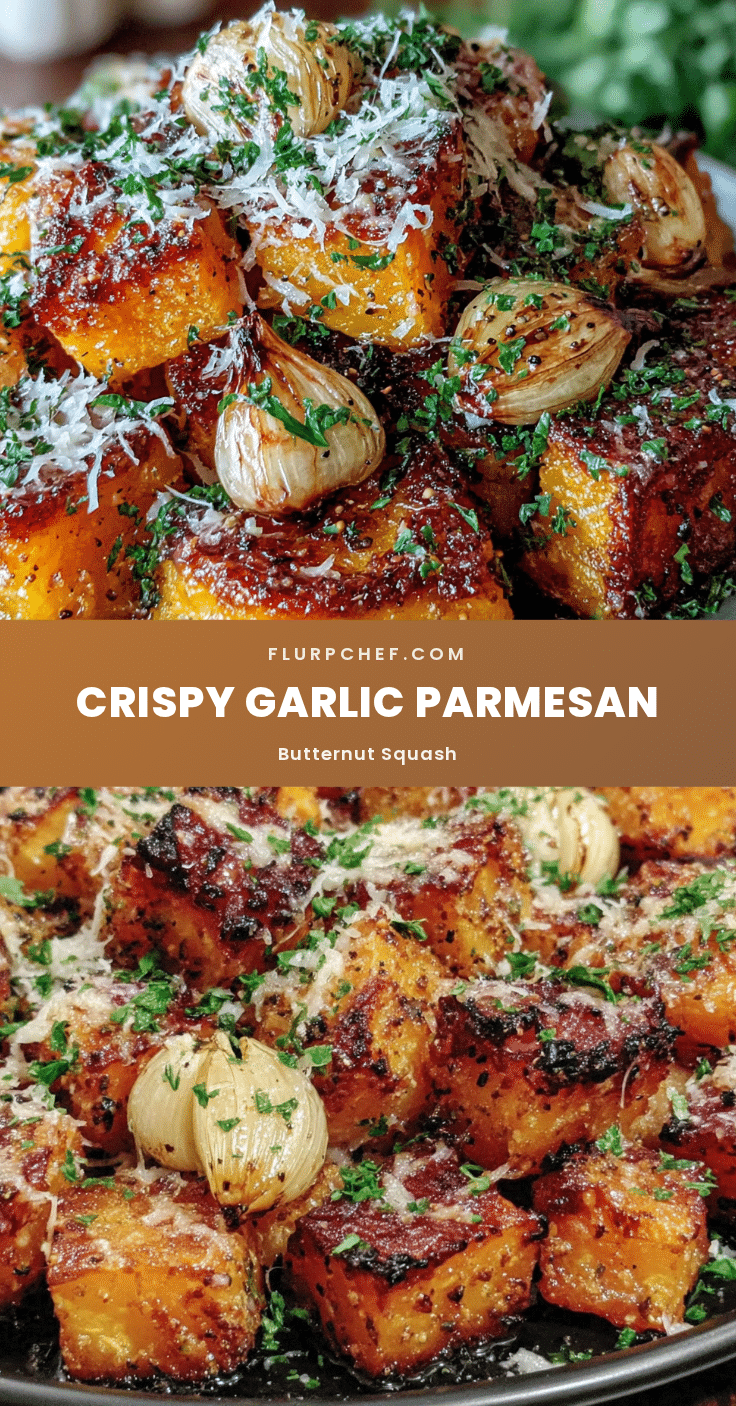 crispy garlic parmesan butternut squash recipe