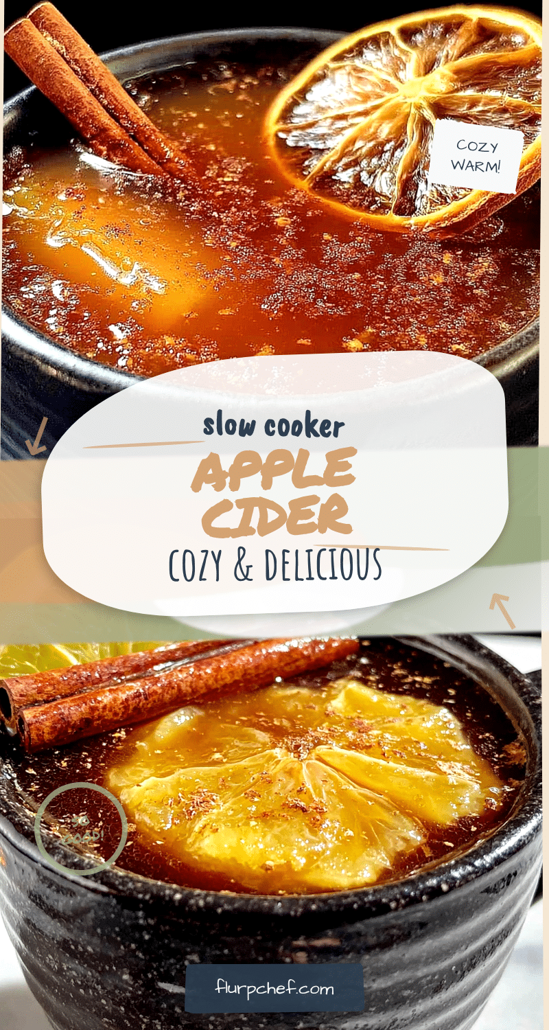 crockpot apple cider with cinnamon and orange recipe
