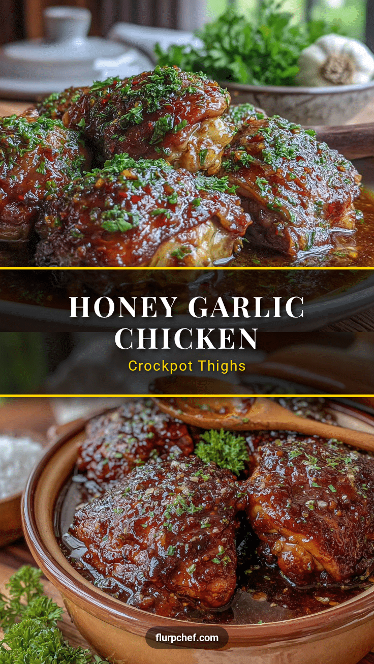 crockpot honey garlic chicken thighs recipe