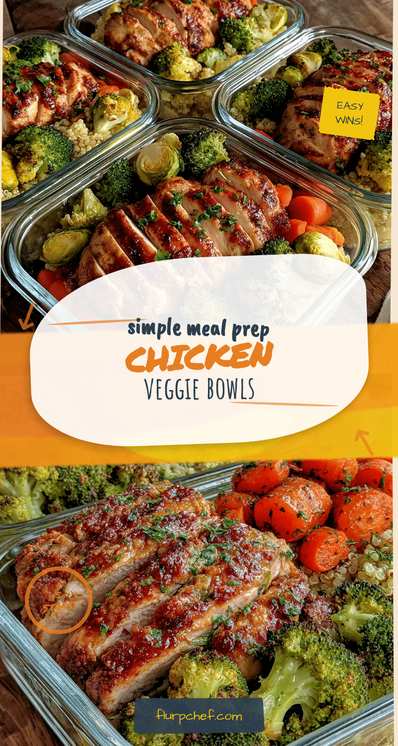 easy meal prep chicken and veggie bowls recipe