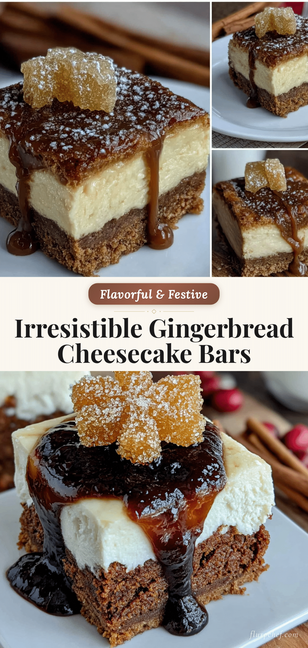 gingerbread cheesecake bars recipe