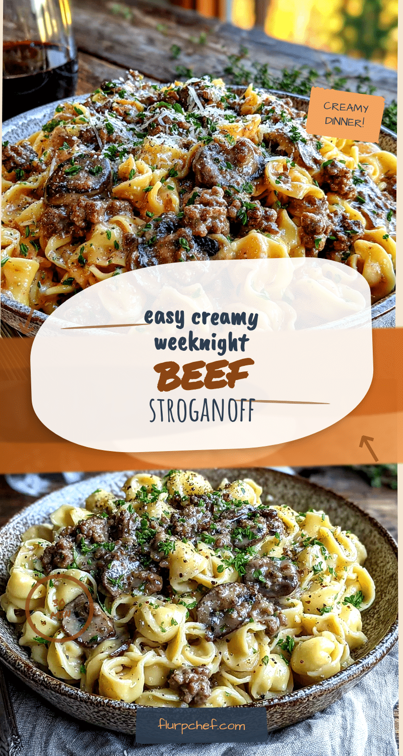 ground beef stroganoff recipe