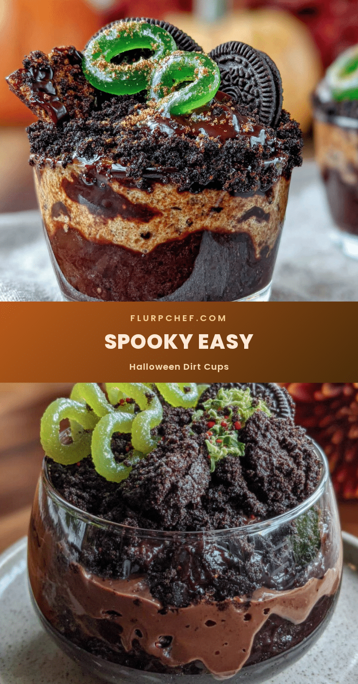halloween dirt cups recipe