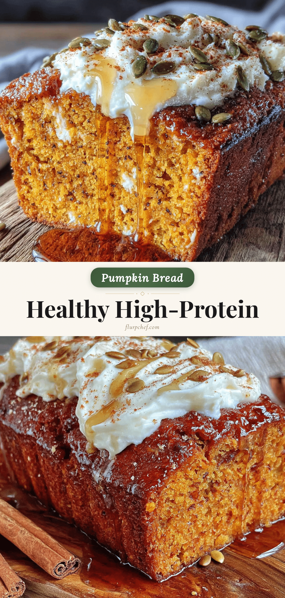 healthy greek yogurt pumpkin bread recipe