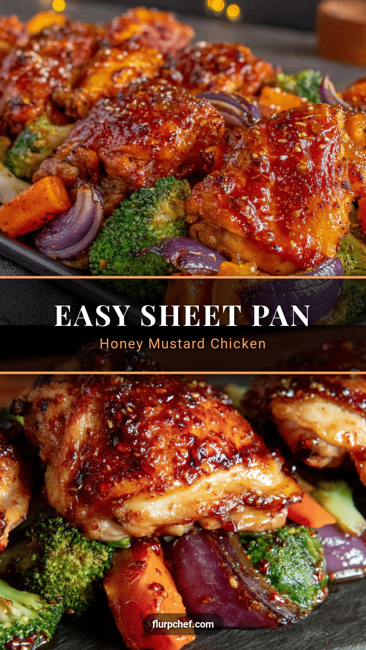 honey mustard sheet pan chicken and veggies recipe